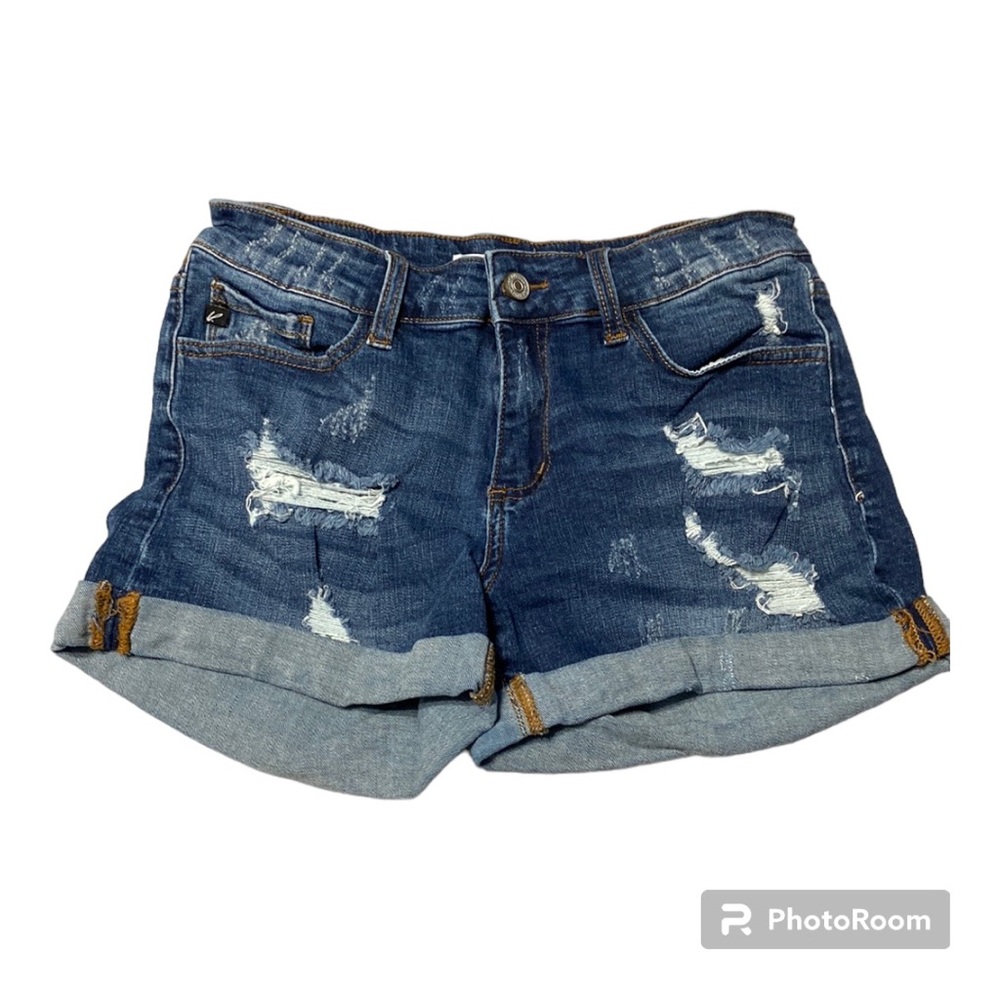 KanCan Distressed Jean Shorts size 7